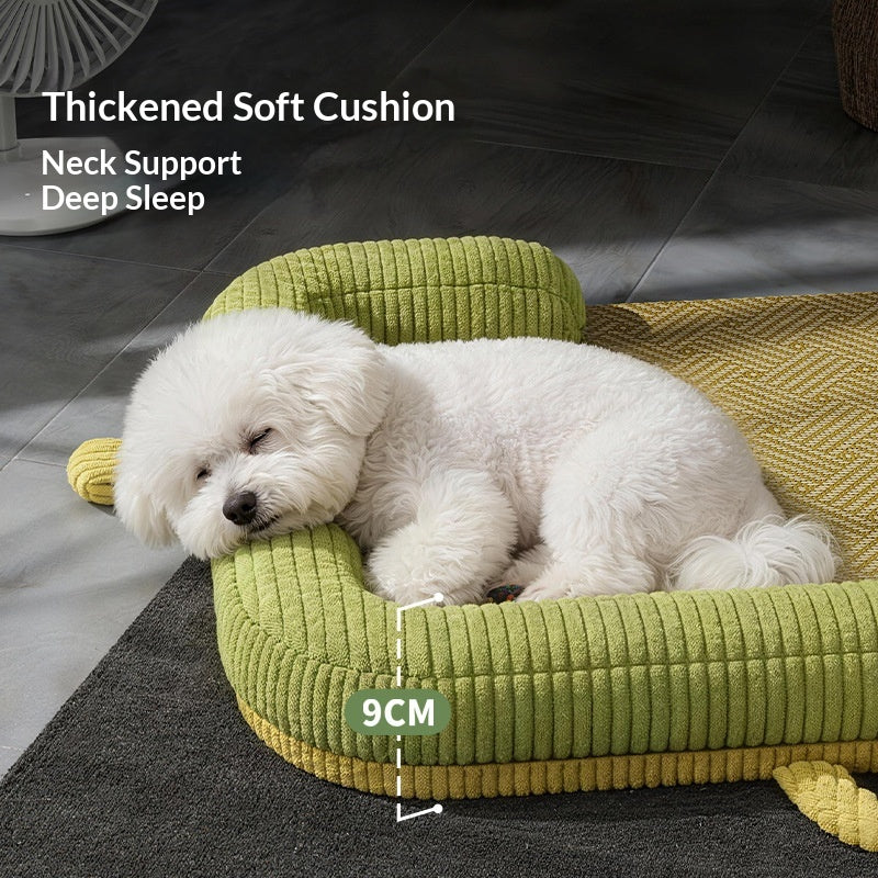 Color-Block Cooling Mat With Neck Support