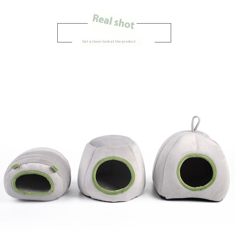 Cotton Pet Semi-Enclosed Windproof Warm Sheep Nest