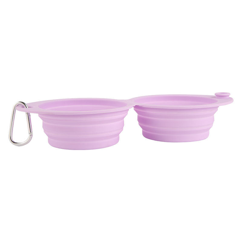 Silicone Foldable Pet Bowl For Feeding