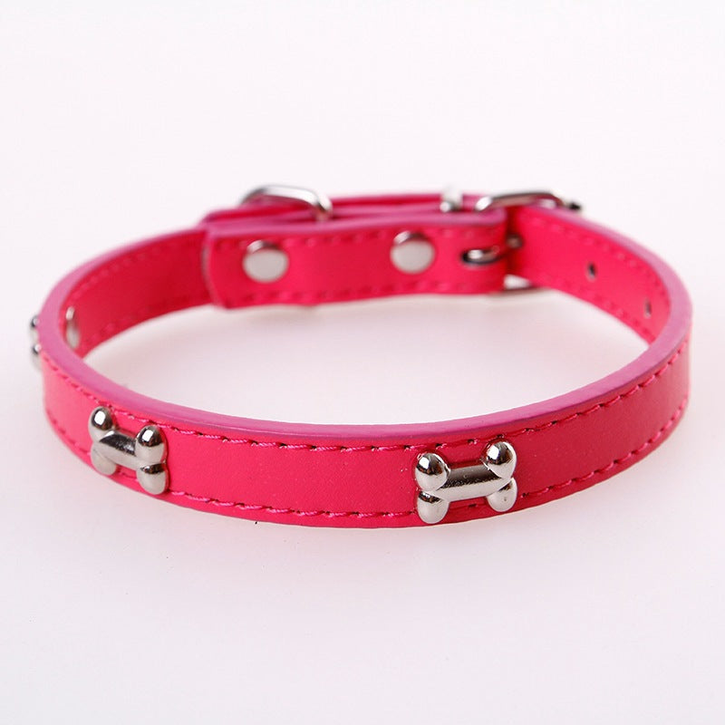 Adjustable PU Pet Neck Collar