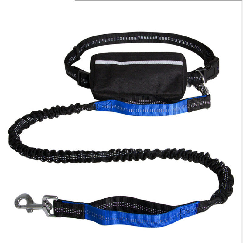 Reflective Hands-Free Retractable Running Dog Leash
