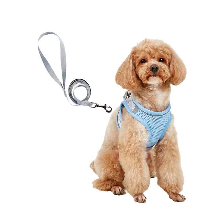 Breathable Small Dog Harness Leash