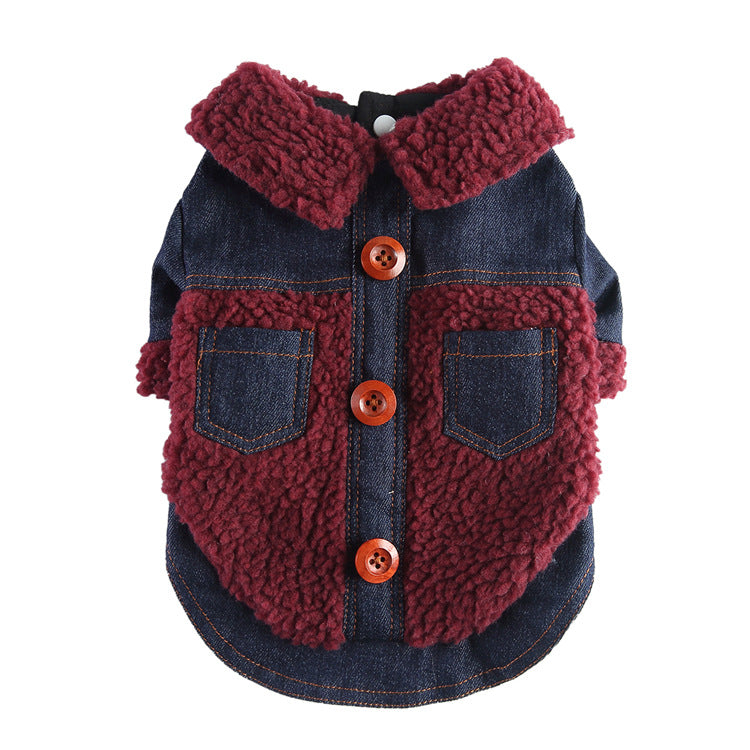 Dog Winter Coat With Back Traction