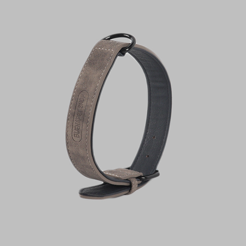 Pet Supplies Pu Leather Adjustable Collar