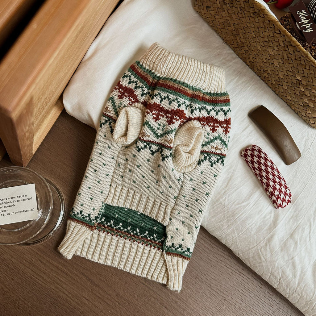 Autumn and Winter Dog Sweater