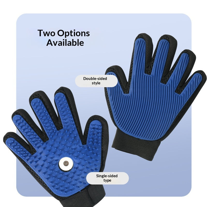 Hair Removal Glove Brush For Long-Haired Cats
