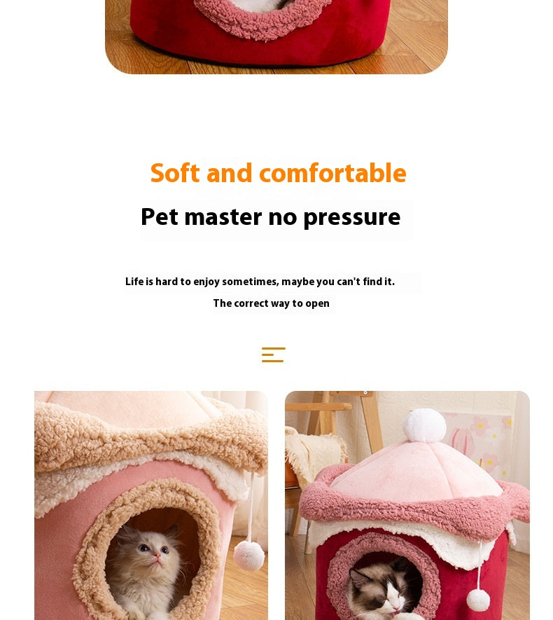 New Ice Cream House Pet Bed