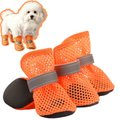 Small Dog Summer Mesh Boots With Non-Slip Soles