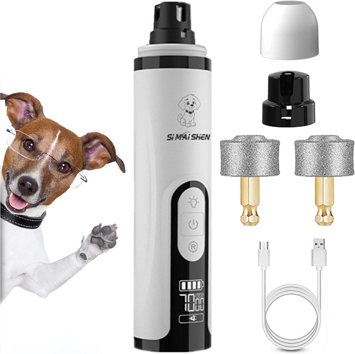Rechargeable LED Pet Nail Grinder