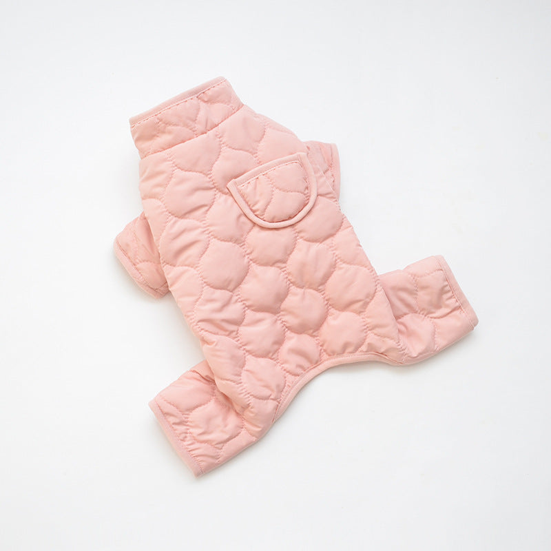 Pet Clothes Winter Clothing Warm Dog Four-Legged Cotton-Padded Clothes