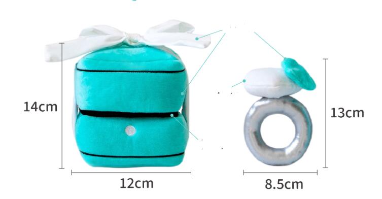 Pet Gift Ring To Relieve Boredom Sniff And Miss Food Plush Toy