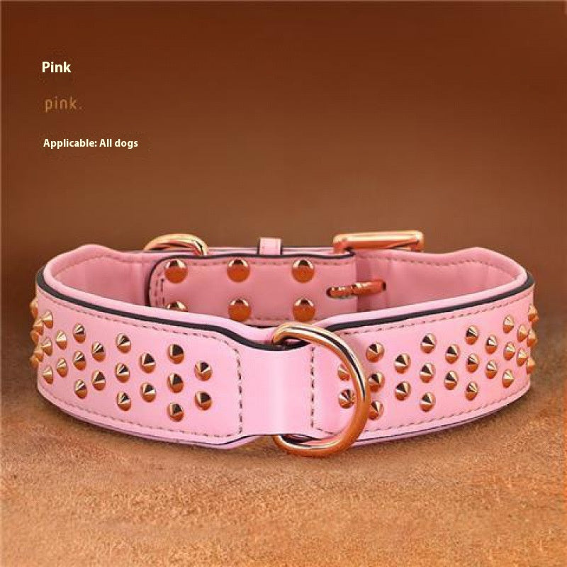 Dog Rivet Collar Anti-Bite