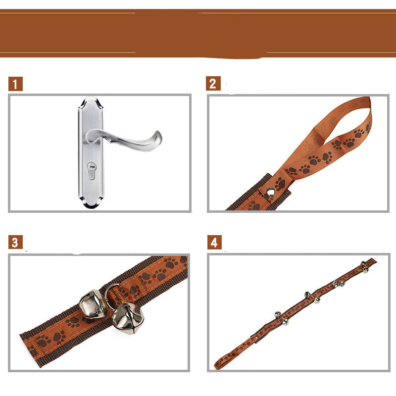 Alarm Doorbell Pet Bell Rope Dog Rope