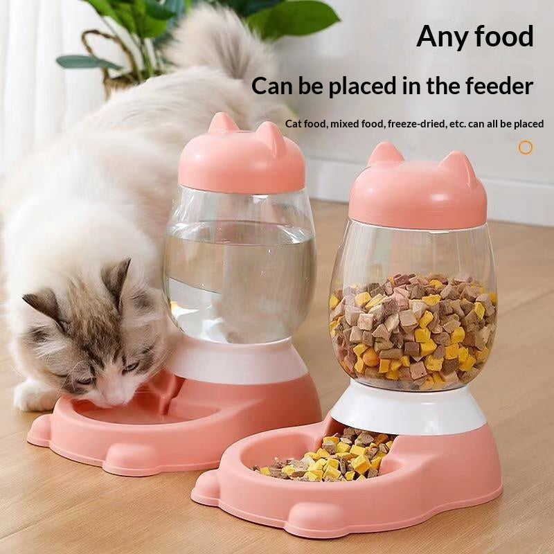 Automatic Pet Feeder, Large-Capacity Pet Bowl