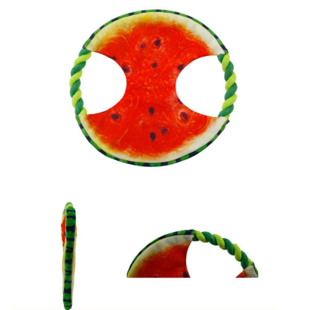 Cotton Rope Watermelon Dog Tug Toy