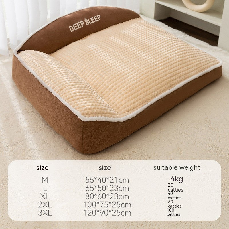 Waterproof Removable And Washable Non-Stick Fur Small And Medium-Sized Dogs Kennel