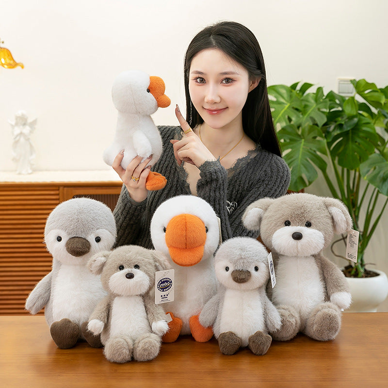 Cute Big-Headed Goose Plush Toy