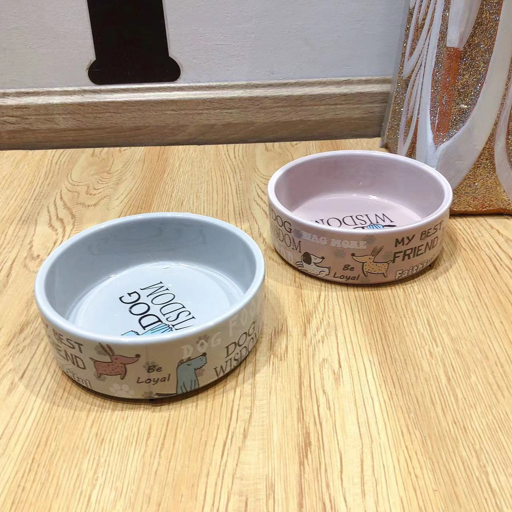 Cute Baiyun Clay Pet Bowl