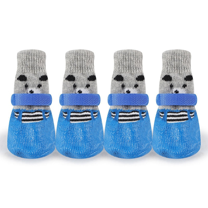 Water and Dirt Resistant Dog Ankle Socks
