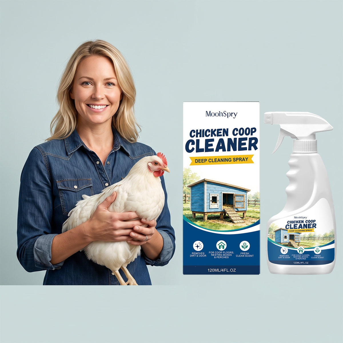 Gentle Chicken Coop Cleaner