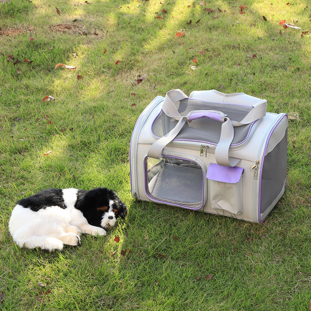 Portable Shoulder Foldable Dual-Purpose Pet Bag