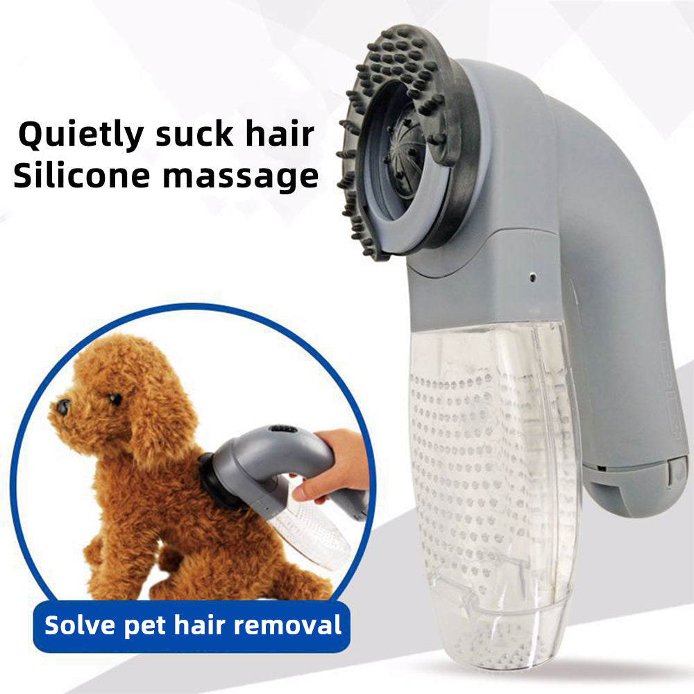 Portable Electric Pet Hair Massage Vacuum