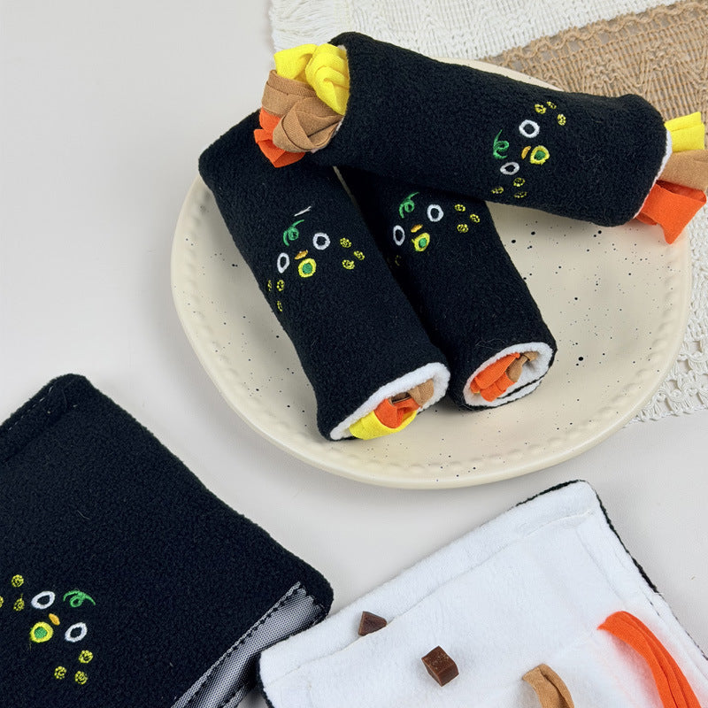 Cloth Sushi Seaweed Food Hiding Toy