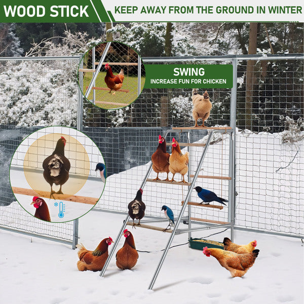 103X50X100Cm Outdoor Chicken Perch