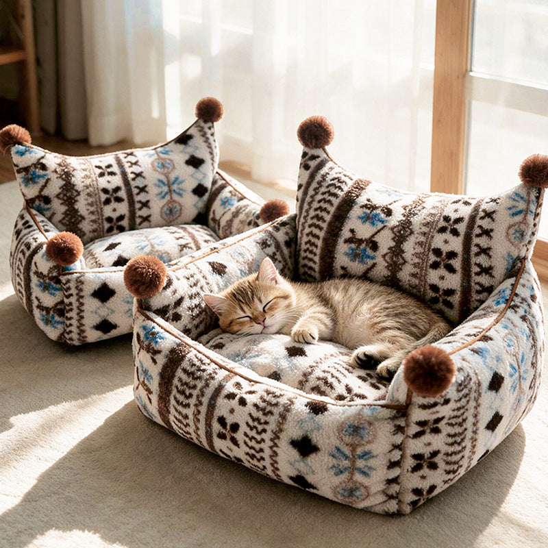 Warm Sofa Pet Bed