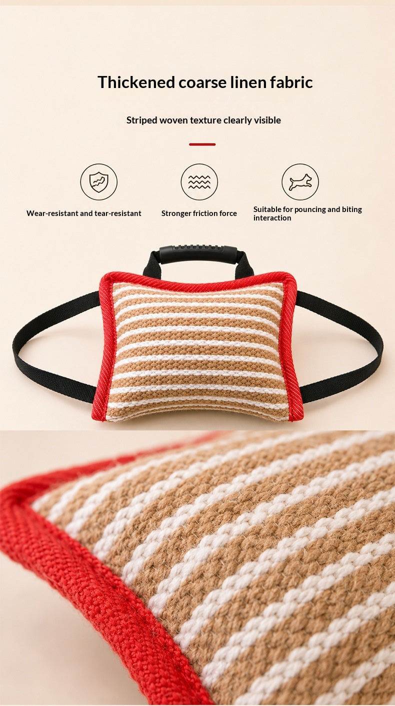Jute Bite Cushion And Bite Roll For Training