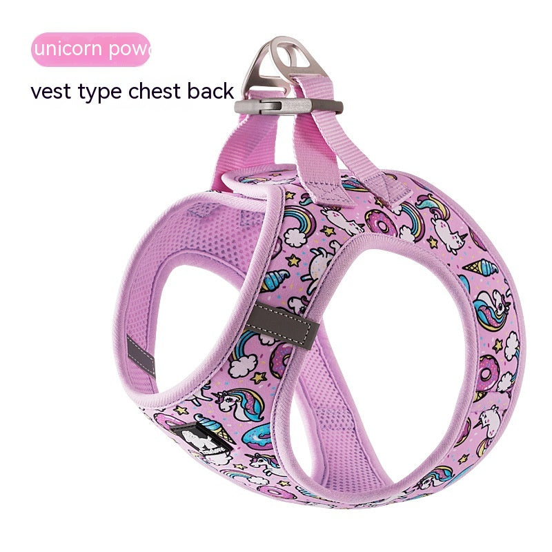 Dog Vest Strap Hand Holding Rope Breathable Lightweight