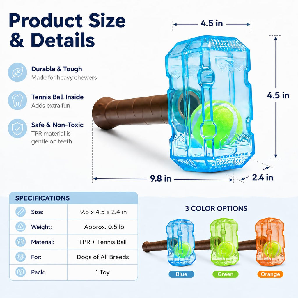 Tennis Ball Dog Chew Toy