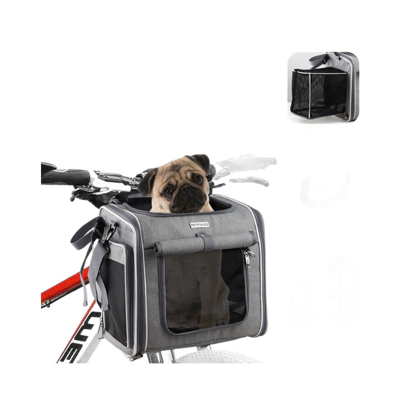 Pet Bicycle Basket Bicycle Basket Front Bag