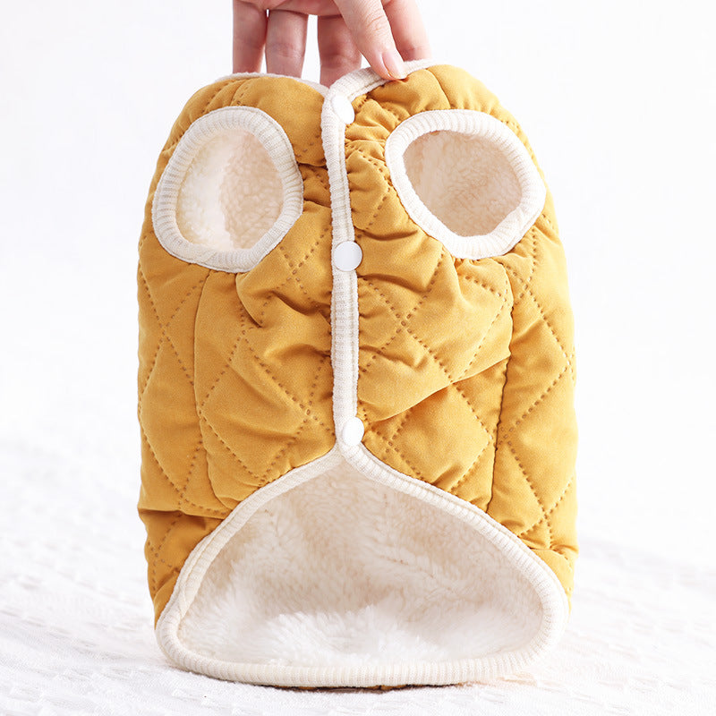 Autumn And Winter Small Dog Vest Coat