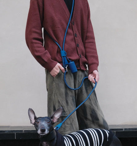 Pet Leash Hands-Free Cross-Body Waist-Worn Multi-Functional