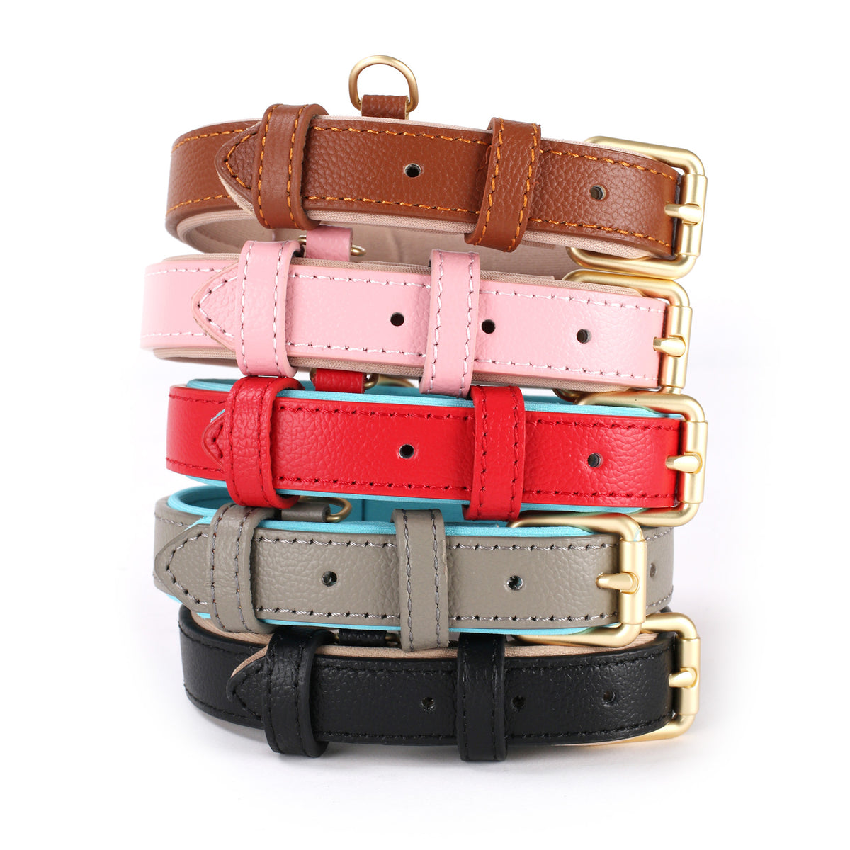 Lychee Pattern Dog Collar Diving Cotton Anti-Strangulation