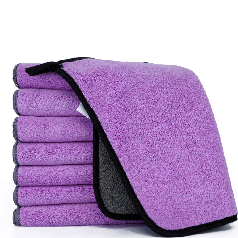 Two-Color Double-Sided Car Wash Towel
