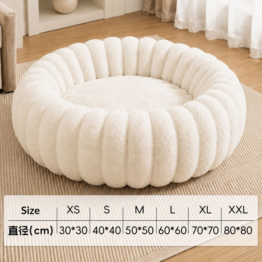 Thickened Pumpkin-Shaped Pet Bed For Autumn And Winter