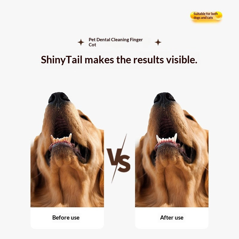 Pets' Oral Cleaning Finger Covers Are Gentle
