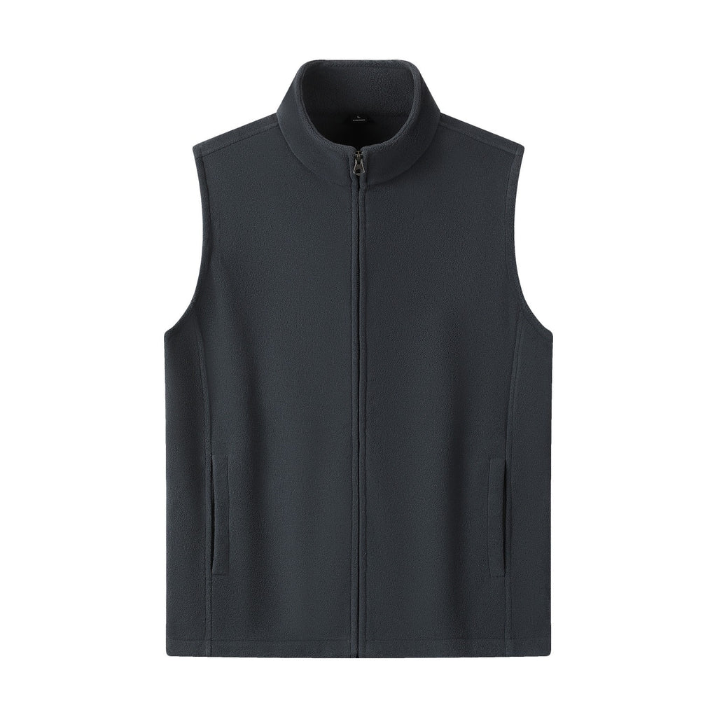 Men's Zip Fleece Cardigan Vest
