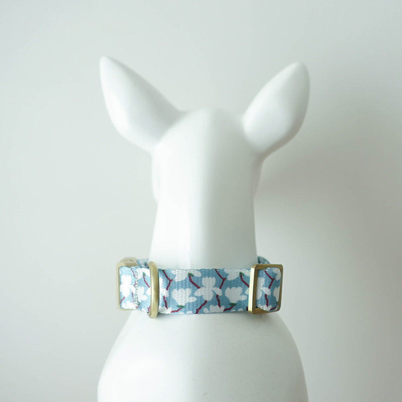Nylon-Like Silk-Screened Dog Collar