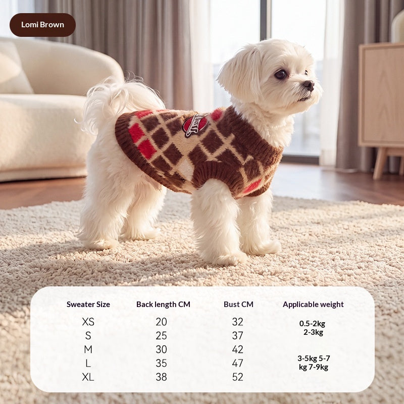 Faux Mink Velvet Pet Scarf-Hoodie Sweater
