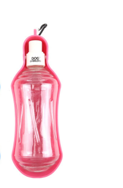 Traveling Dog Hanging Water Bottle