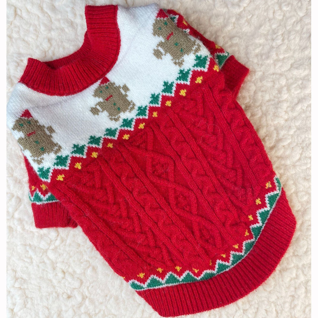Christmas Wool Dog Sweater