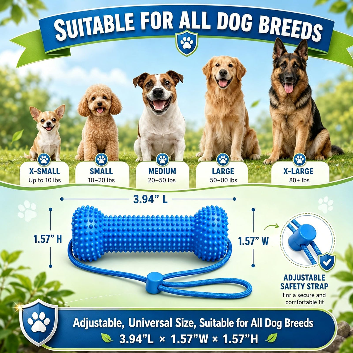 Chew And Brush Dog Toy