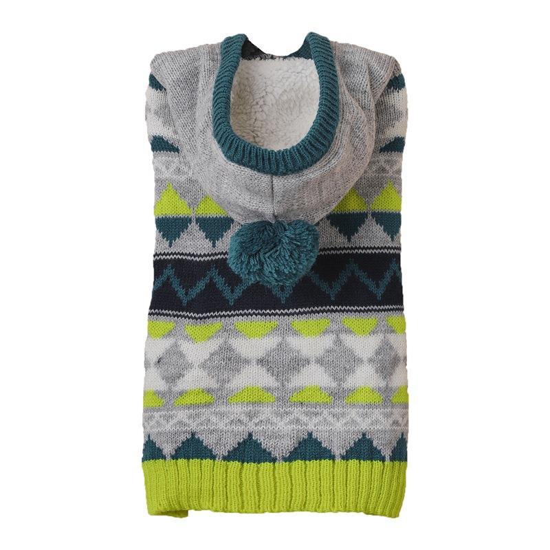 Classic Diamond Pattern Pet Sweater