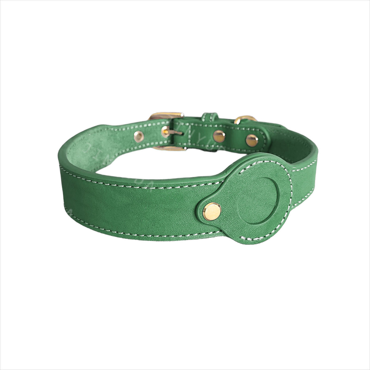 Full-Grain Cowhide Detachable Pet Leather Collar