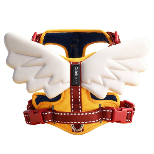 3D Wings Dog Harness With Leash Option