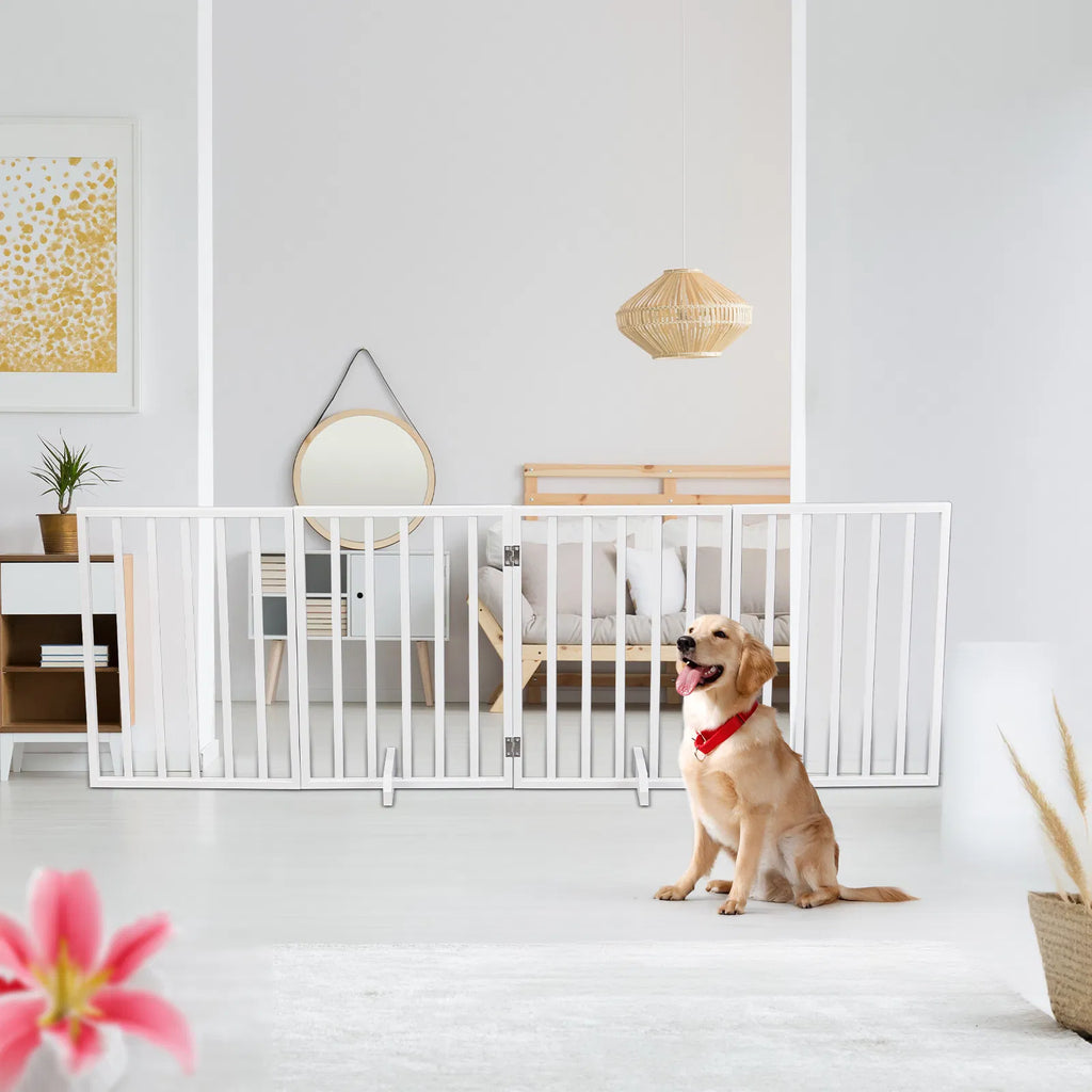 The Wooden Dog Fence White