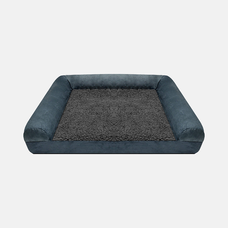 Suede Cotton Fleece Waterproof Removable Kennel